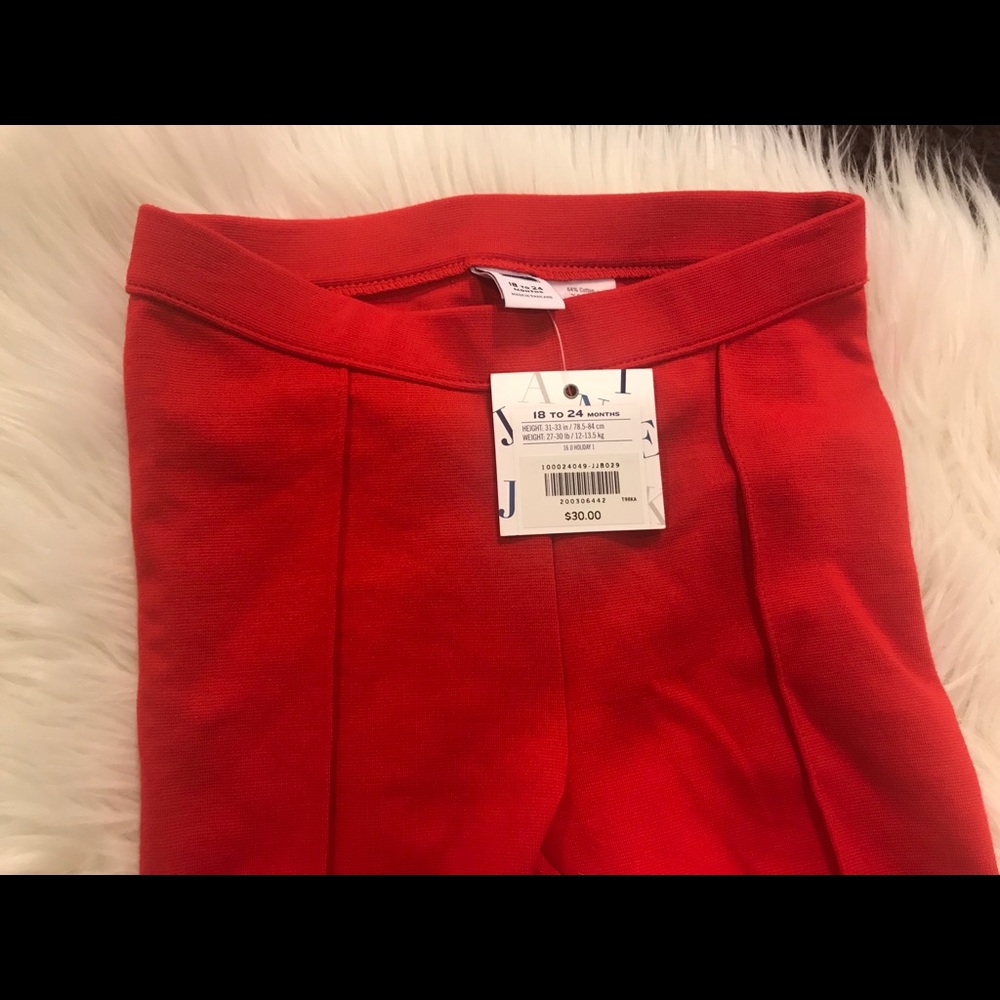 Red Janie and jack pants